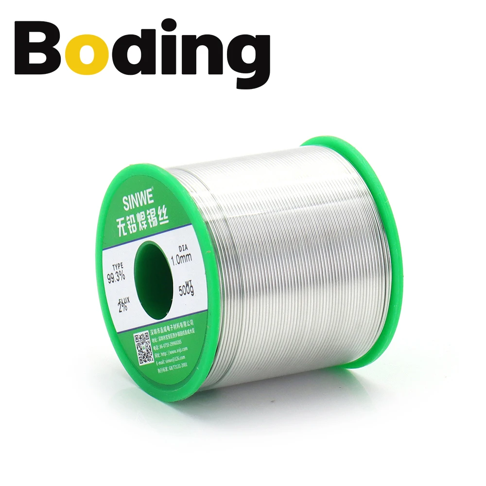 BODING Environment Protection Unleaded Solder Wire Diameter 1mm Strong Soldering Universal Tin Wire