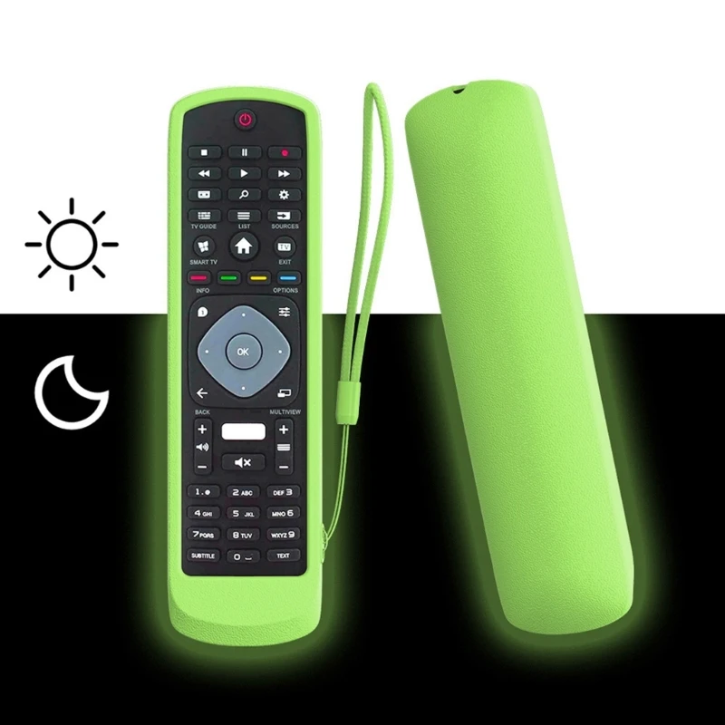 Remote Control Cover Dustproof Protector Durable Silicone Soft Solid Home for TV NETFLIX HOF16H303GPD24 Remote