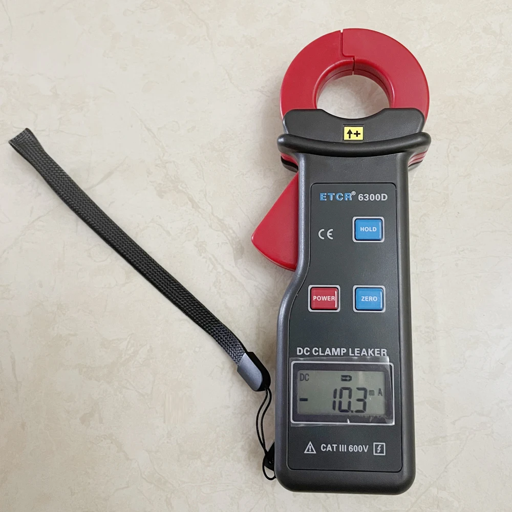 High Accuracy Clamp Leaker ETCR6300D DC Leaker Current Clamp Meter Car leakage repair Current Meter Measuring DC 0.0mA~6.00A
