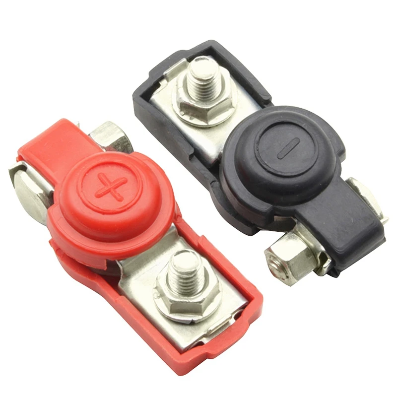 2 Pair Battery Terminal Heavy Duty Car Vehicle Quick Connector Cable Clamp Clip