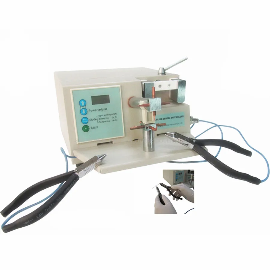 Micro Spot Welder Manual Spot Welder Micro Adjust Spot Welding Machine with Clamps HL-WD III