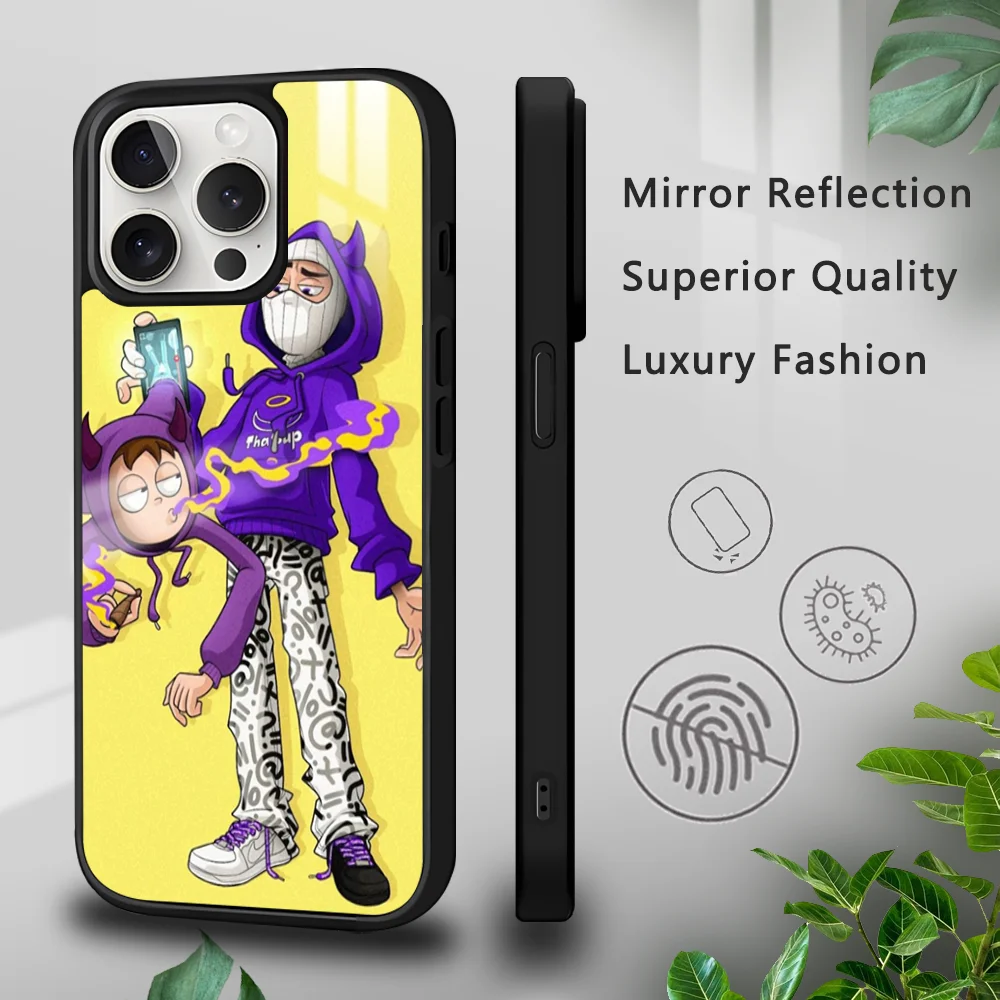 Tha Supreme Rapper Thasup Phone Case For iPhone 16 15 14 13 12 11 Pro Xs Max Mini Plus Celulares Hard Funda