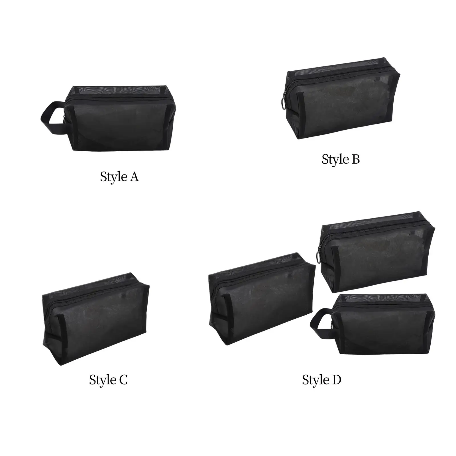 

Сетчатые косметички для путешествий, органайзер на молнии для аксессуаров, ванная комната для мужчин и женщин