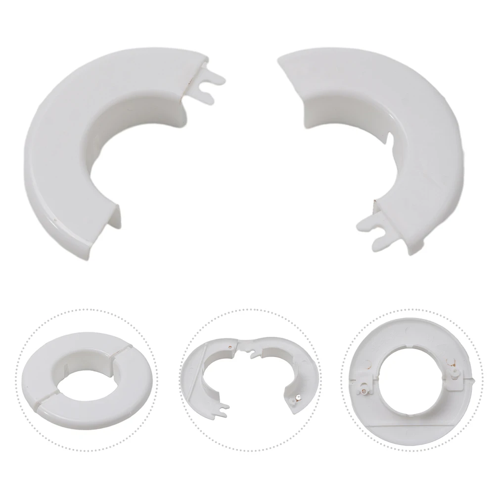 1pc White PP Hole Cover Wall Hole Beautification Tools Home Improvement Accessories For Air Conditioning Pipe/pipe/conduit Pipe