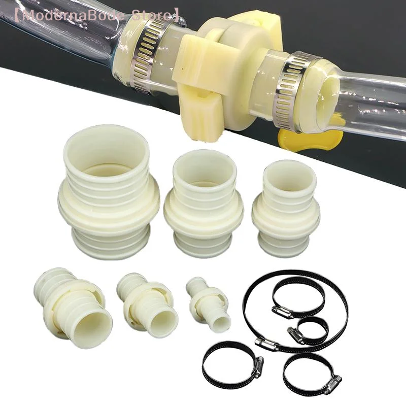 【M】1/2/3/4inch Garden Irrigation Hose Adapter ABS Plastic Quick Connector Agriculture Watering Pipe Tube Connect Repair