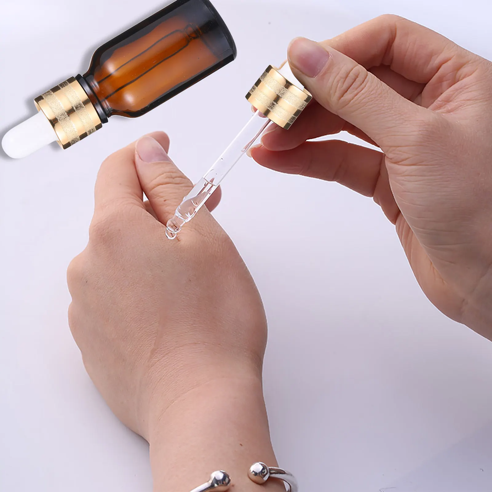 

10Pcs Glass Dropper Bottles Airtight Essential Oil Bottles for Aromatherapy Liquid Dispenser Vials Essential Oil Bottle