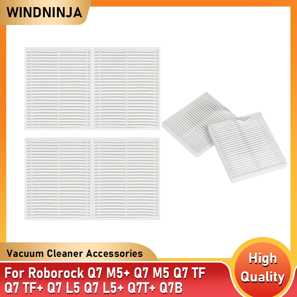 HEPA Filter Replacement For Roborock Q7 M5+ Q7 M5 Q7 TF Q7 TF+ Q7 L5 Q7 L5+ Q7T+ Q7B Robot Vacuum Cleaner Accessories Spare Part