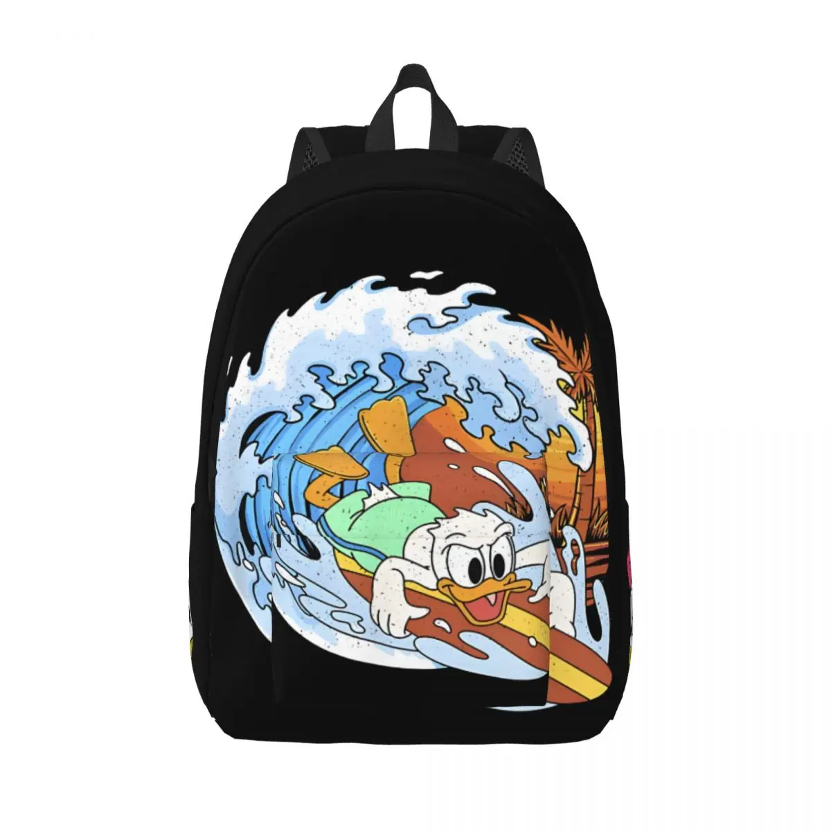 

Travel Disney Zipper Closure Snack Storage Donald Duck Laptop Bag Ladies Schoolbag Birthday