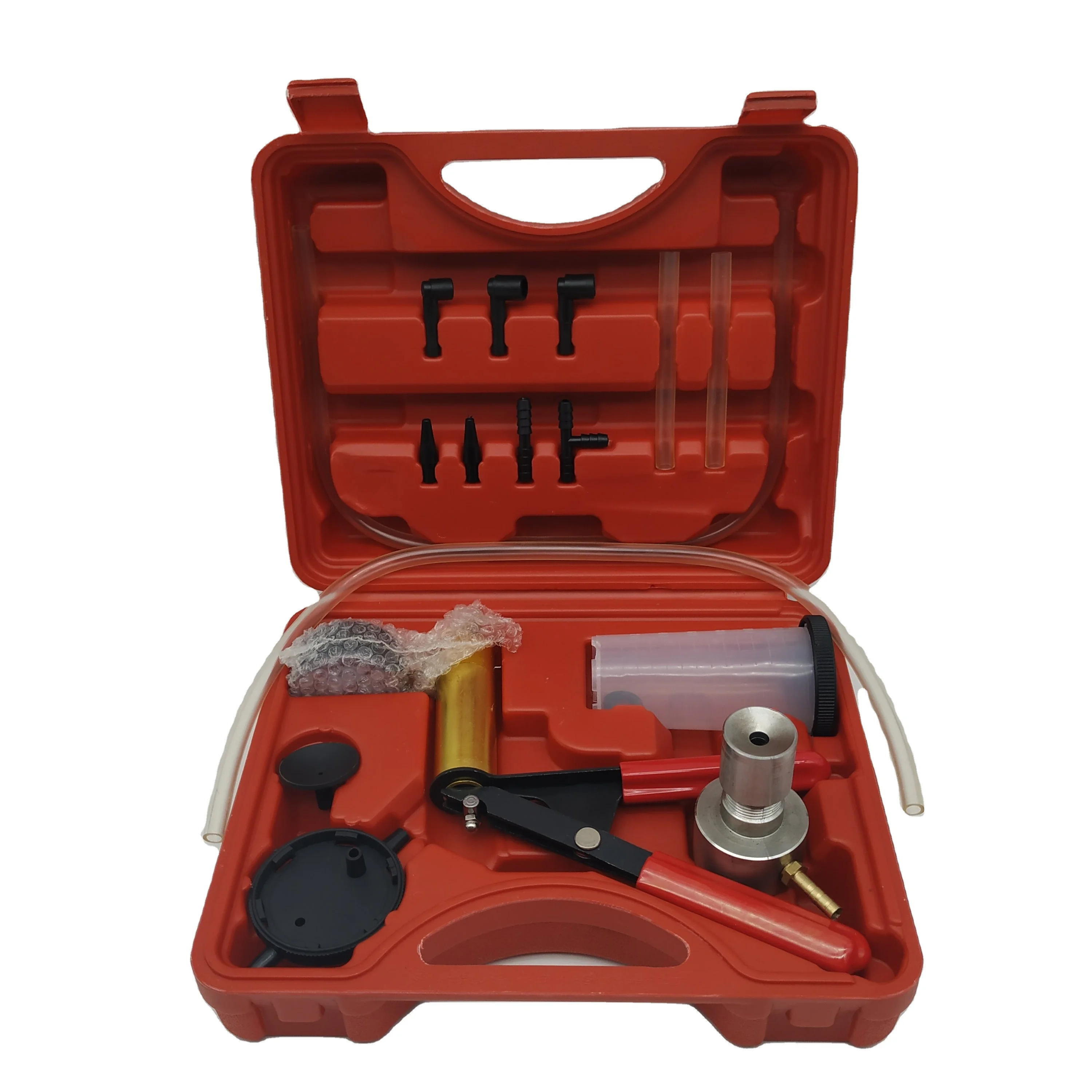 

Pressure Pump Tester Brake Fluid Bleeder Bleeding Kit Car Tool Hand Held Vacuum Pump Brake Clutch Bleeder Tools