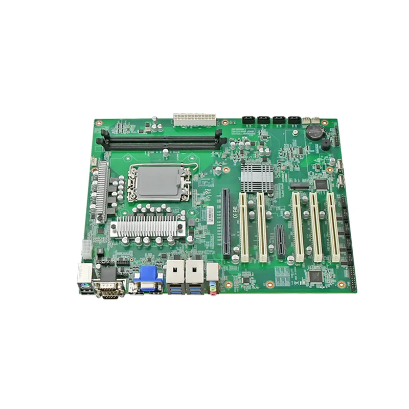 

ATX Motherboard LGA1700 Intel H610 12th Gen DDR4 64GB 6 COM Ports Embedded Server Industrial X86 for Computer Network Equipment