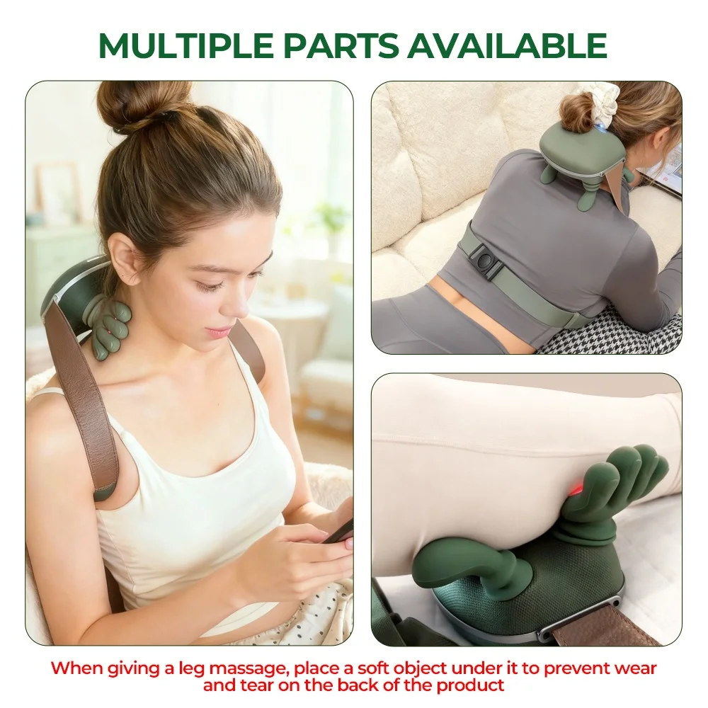 N7 Hot Compress Simulated Hand Neck and Shoulder Spine Electric Massager Neck Massager Gift