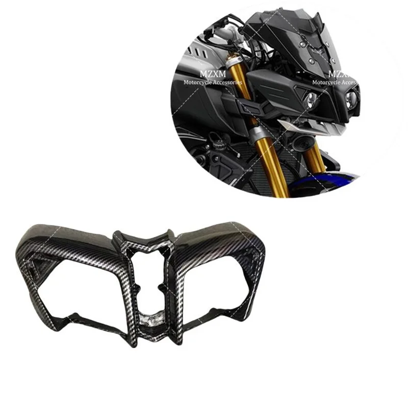 

Carbon fiber coating Headlight Cover Shroud Fairing Cowl Kit Fit For YAMAHA MT-10 FZ-10 MT10 2016 2017 2018 2019 2020