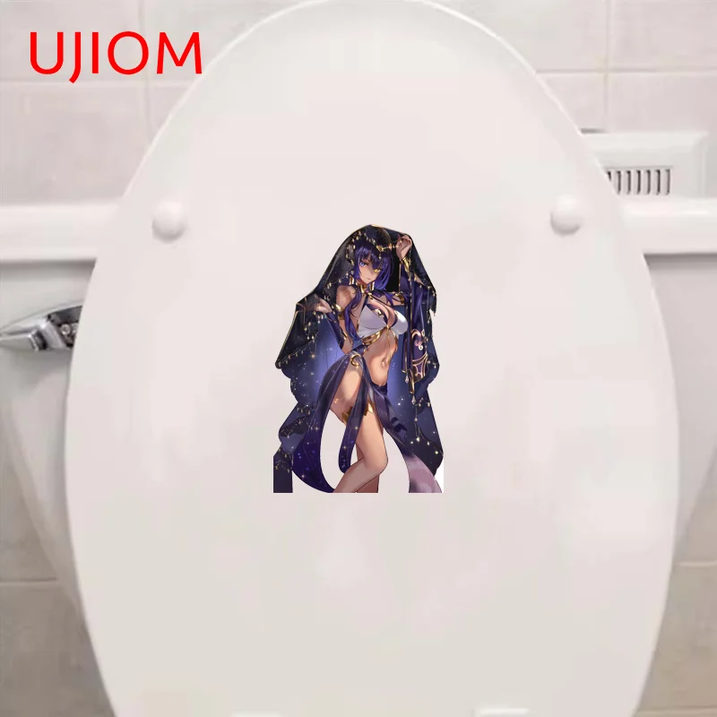 UJIOM Big Boobs Candace Sexy Genshin Impact Wall Sticker Trendy Funny NSFW Graphic Decal Alluring Veneer Sofa Wall Decor