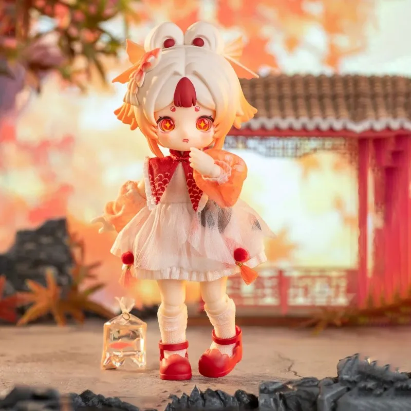 4.0 Nagi Bjd กล่องตาบอด Happy Excursion Series Ob11 1/12 ขนาดตุ๊กตา Bjd Movable Joint น่ารักอะนิเมะ Action Figures ตุ๊กตาของเล่น