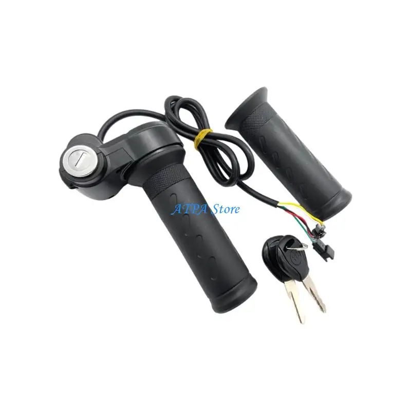 Acelerador aderência torção U13C com chaves universal para bicicletas e design à prova d'água e ergonômico.