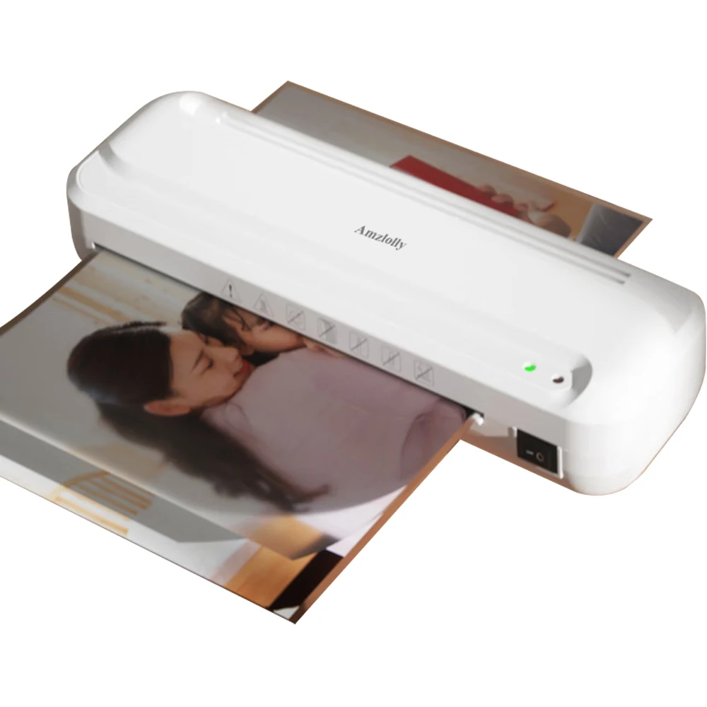 Amzlolly Laminating machine for office use,  7 in 1 Desktop Thermal Laminator Never Jam with 40 Laminating Pouches