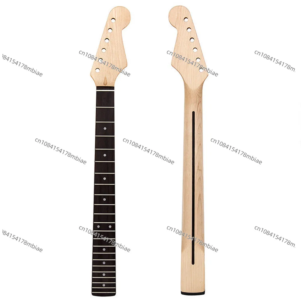 Canada Maple ST Electric Guitar Neck Natural Color ST Rosewood Fretboard 21/22 Frets 5.6-5.7cm Heel Width With Wood Graim