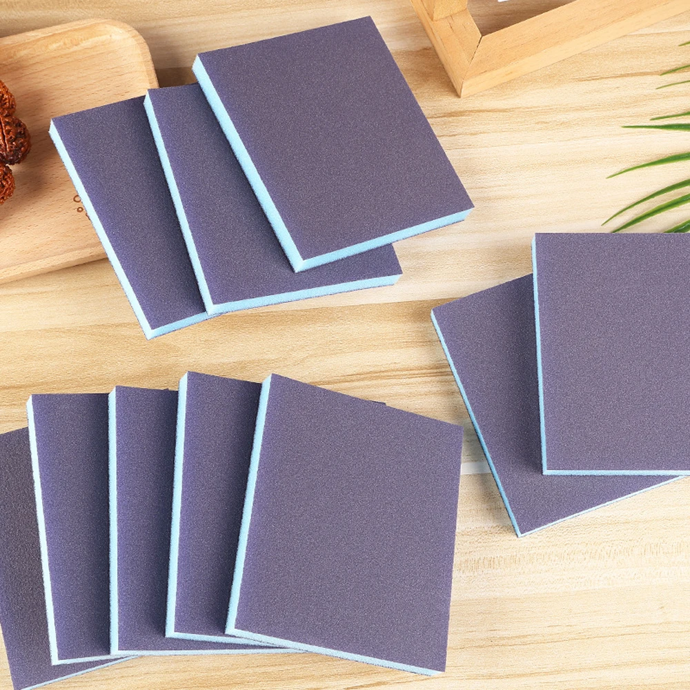 

6Pcs Grit Sanding Sponge Soft Foam Sanding Pads Reusable Wet Dry Sanding Blocks for Wood Metal FurniturePaint and Drywall 60-320