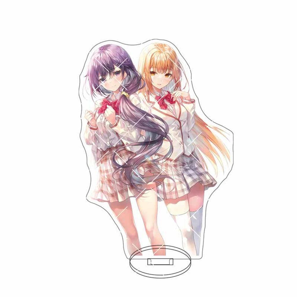 New 15CM Anime Rich Girl Caretaker Character Cosplay Keychain Figure Acrylic Stand Model Gifts Decoration Collection Accesorios