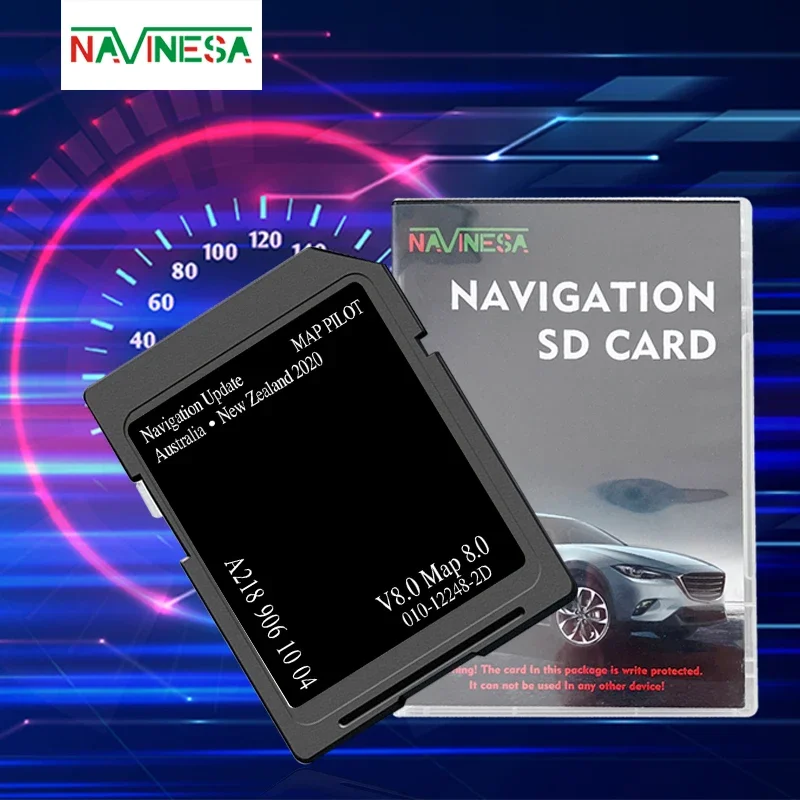 

for Mercedes A/B/C/CLA/CLS/E/GLA/GLC/GLE Vehicle 2020 V8 Garmin Navigation GPS 8GB SD Card Australia New Zealand Map A2189061004