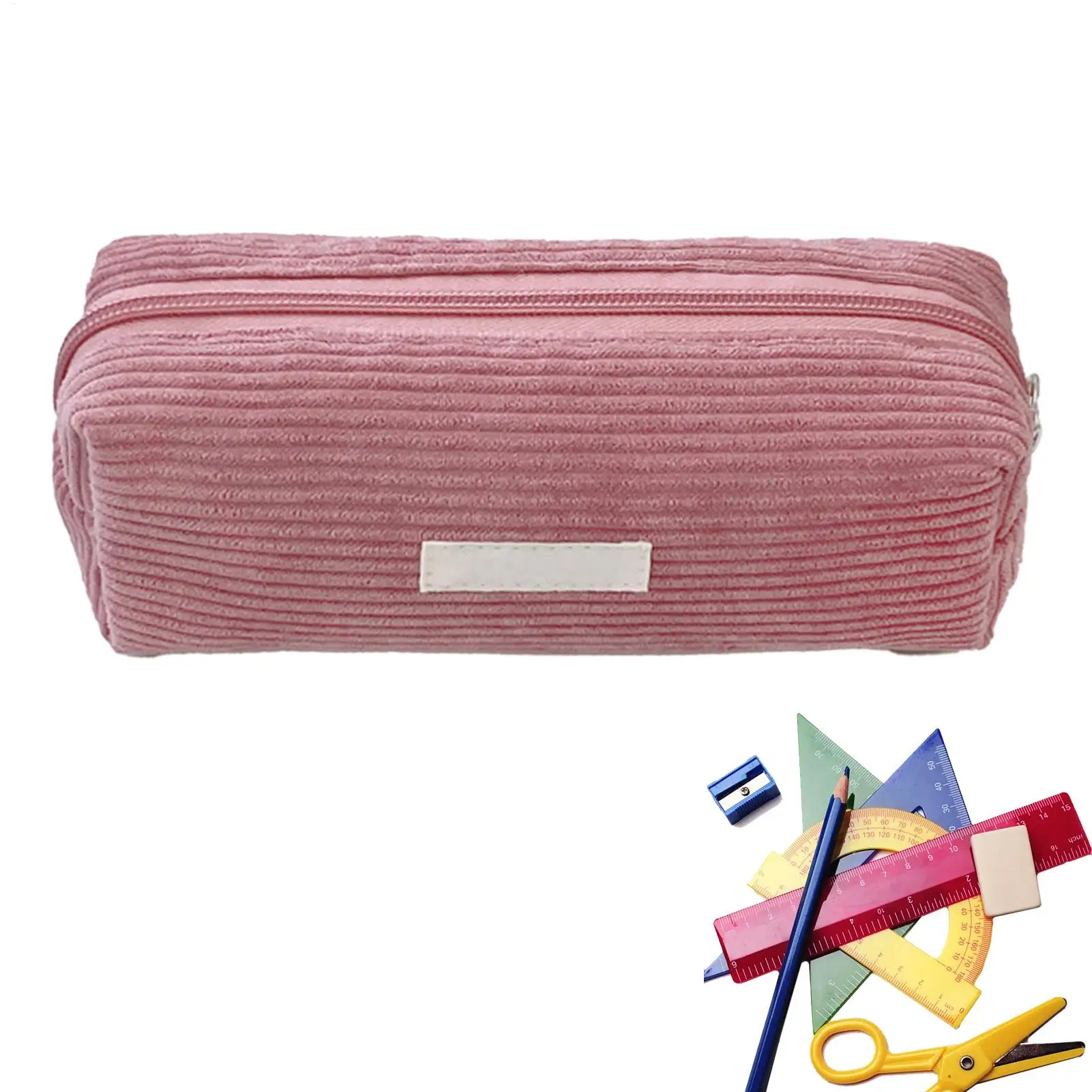 Große Kapazität Schreibwaren Stift Aufbewahrungstasche Bleistiftbeutel Bleistiftbeutel Niedliche ästhetische Federmäppchen Tasche Multifunktionaler Organizer