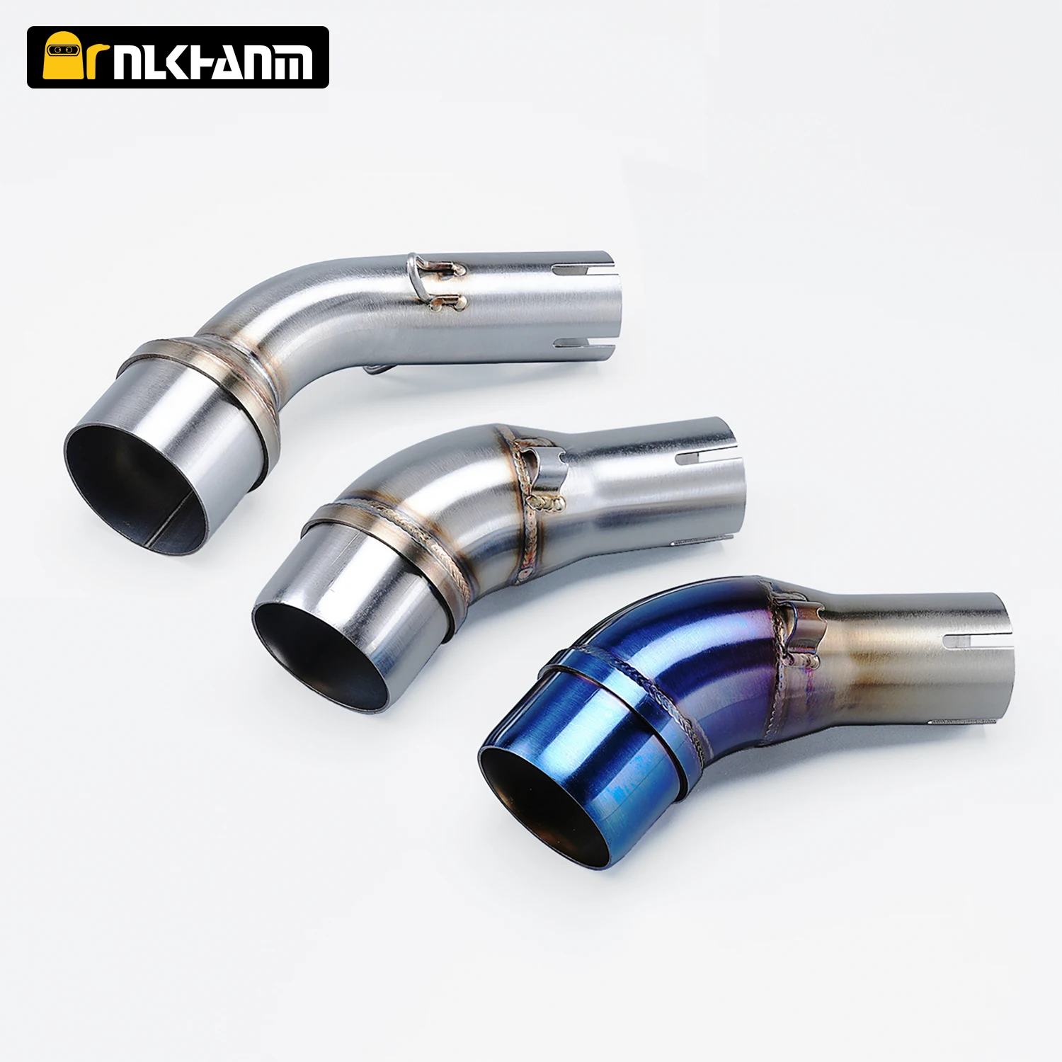 Adattatore Tubo Centrale di Scarico Moto per YMH YZF R25 R3 MT03, Silenziatore Tubo di Collegamento Sezione Centrale Per 2015-2018
