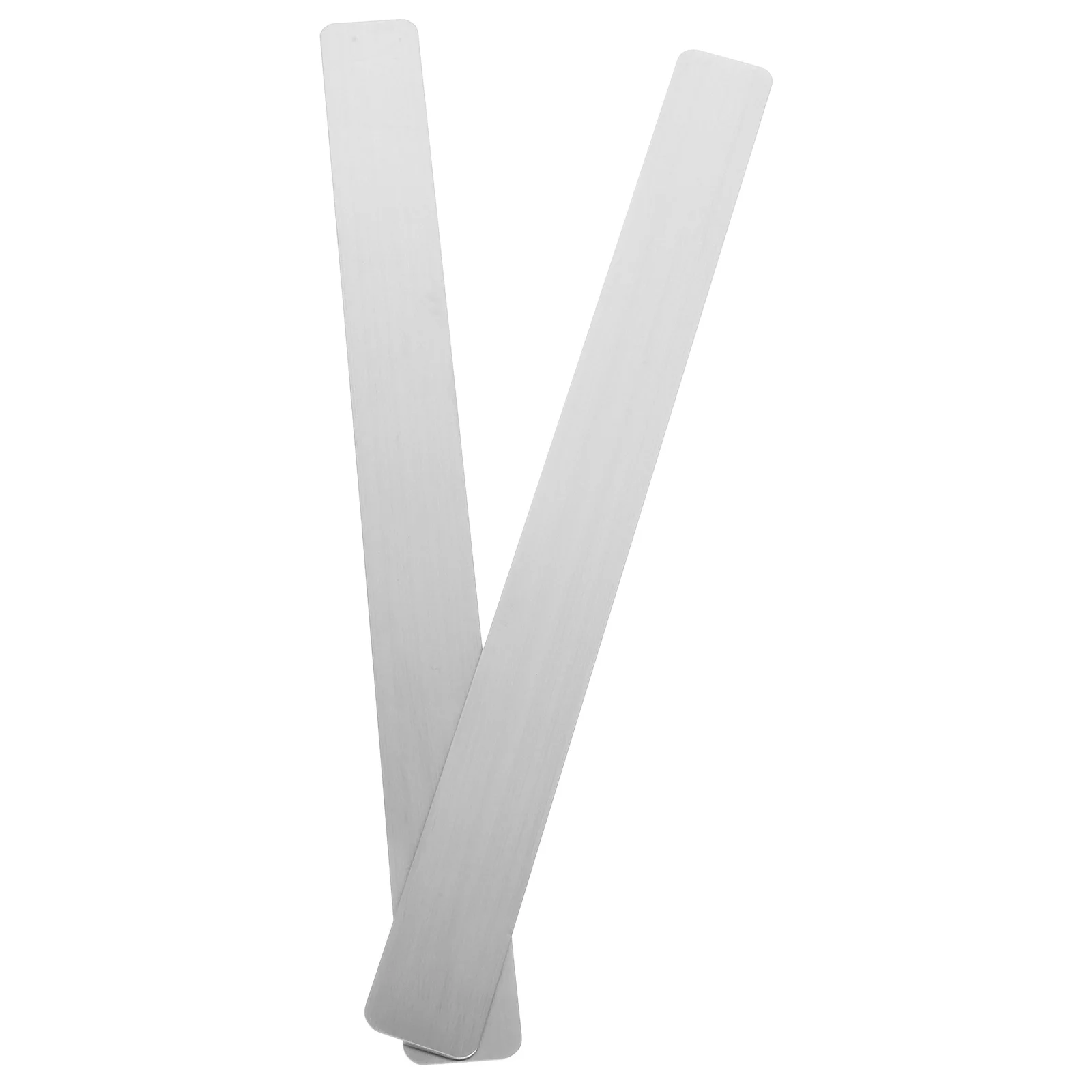 2 Pcs Wall Strip Bulletin Board Iron Sheet Magnetic Strips with Adhesive Backing