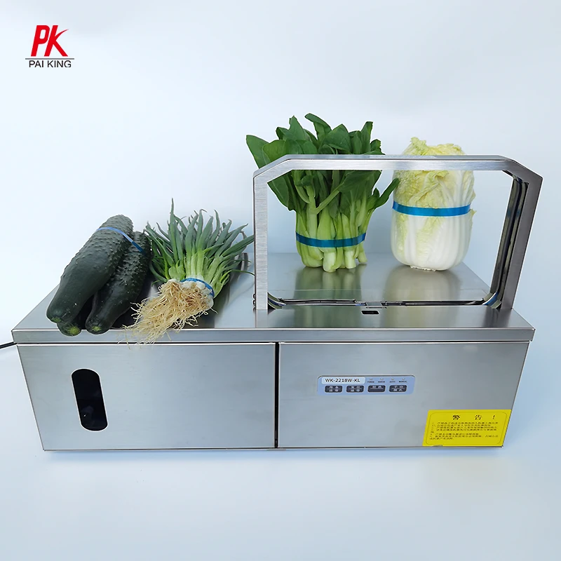 Automatic tie wrap machine tabletop vegetables strapping machine banding machine for incense