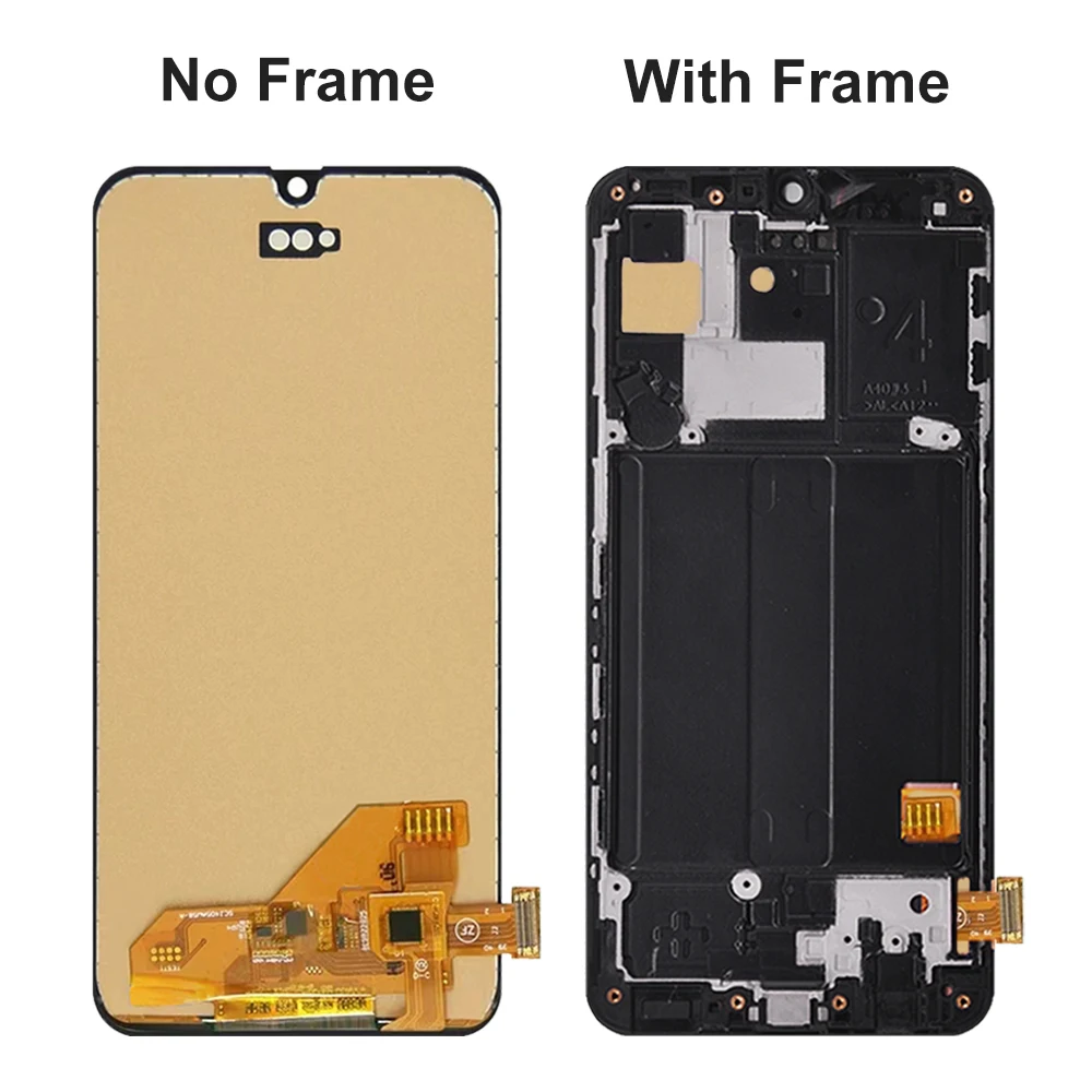 A40 TFT Display Screen for Samsung Galaxy A40 A405 A405F A405FN/DS LCD Display Touch Screen Digitizer with Frame Replacement