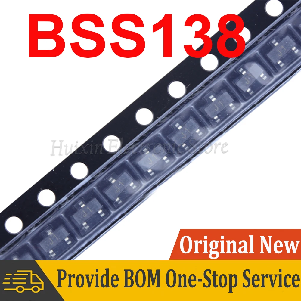 

20pcs BSS138 J1 SOT-23 BSS138LT1G SOT23 MOSFET N-Channel 50V 200MA New Original