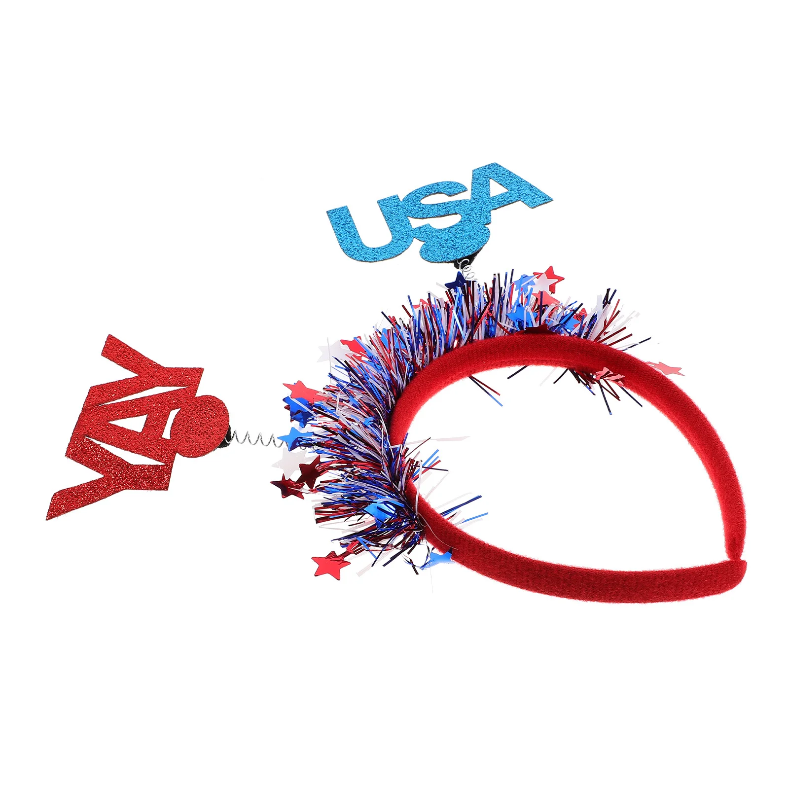 

Independence Day Headband Patriotic Five-Pointed Star Design Perfect for 4Th of July Memorial Day Holiday Party Headwear Usa