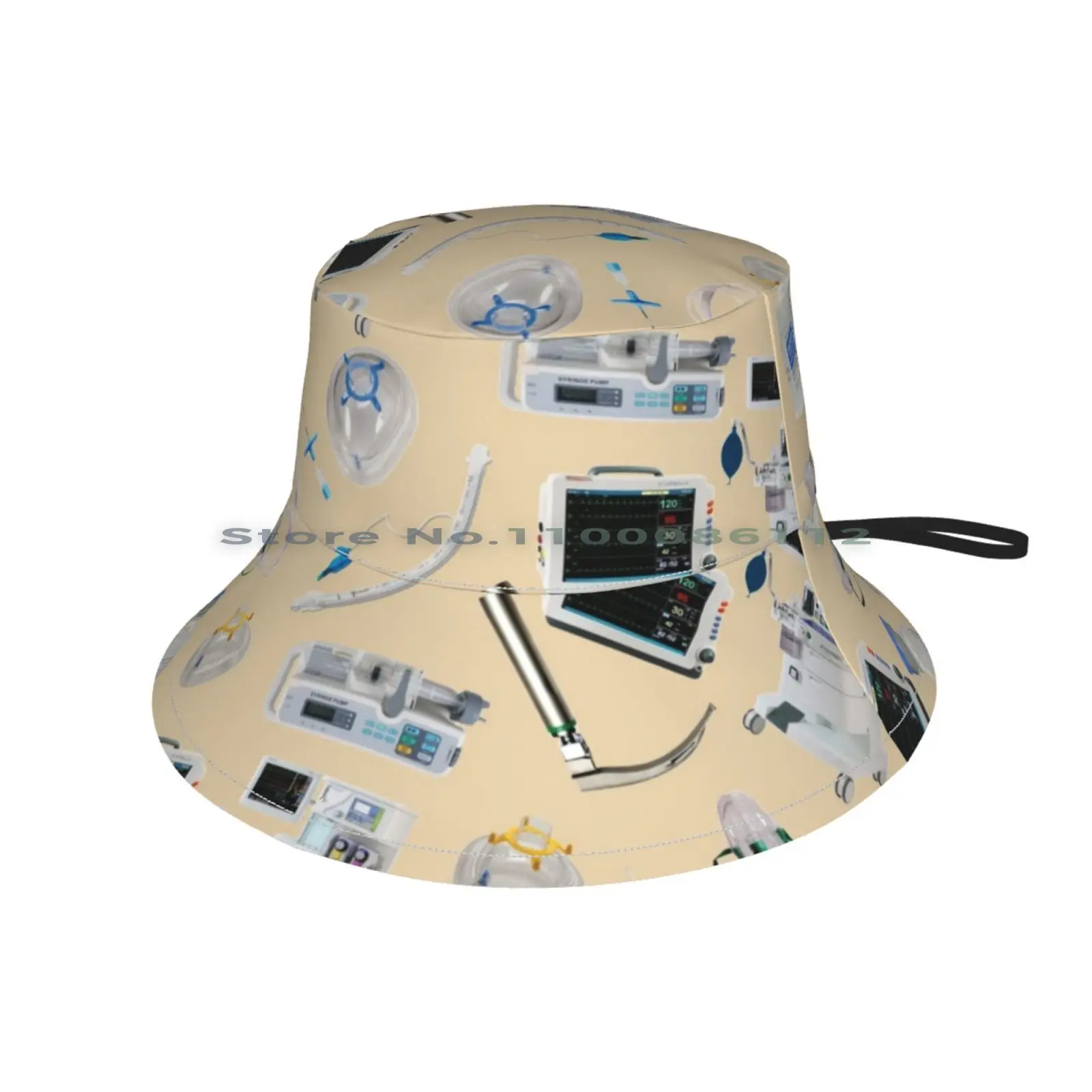 Tools Of The Trade Peach Anesthesia / Anaesthesia Beanies Knit Hat Anaesthetist Anesthesiologist Anaesthetics Anesthetics