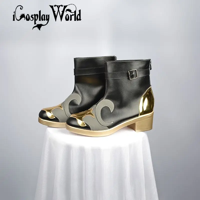 GenshinImpact Neuvillette 코스프레 부츠, 만화 애니메이션 할로윈 파티 게임 코스프레 신발 소품