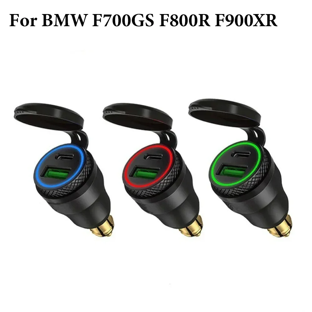 

Мотоциклетный адаптер для быстрой зарядки USB TYPE-C для BMW F700GS C600 Sport R1250GS R1200GS ADV F 650 CS GS ST F700GS F800GS