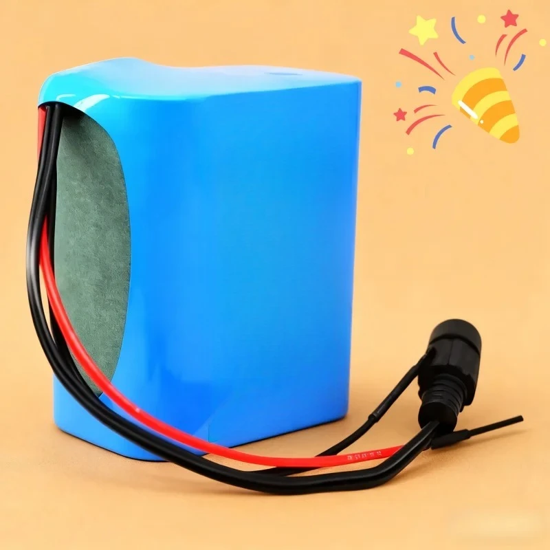 

12V 6000mAh Li-ion Battery Pack 3S2P with Smart Charger for LED Searchlight, Portable Speaker, Car GPS, Flashlight