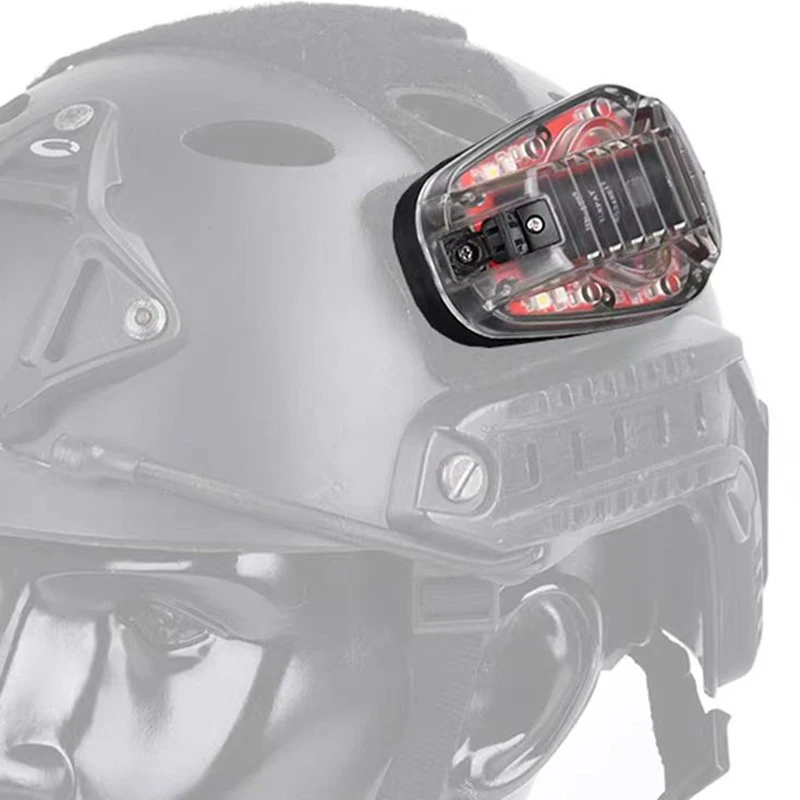 Ladybug Light III/Green Lighting White Stroboscopic IR/ Survival Teammate Identification Helmet Waterproof Signal Light