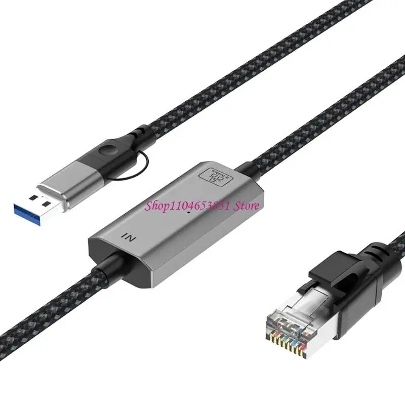 Quick 2.5Gbps USB And Type C Ethernet Link Adapter For Reliable Interconnected Connection On Multiple Devices 