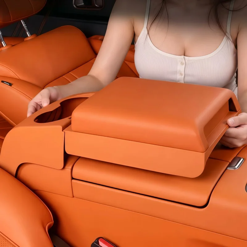 Fit for GWM Haval H10 2026 Car Armrest Box Height Increase Protection Storage Box Car Interior Upgrade and Modification Supplies