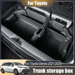 For Toyota Sienna 2021 2022 2023 2024 Trunk storage box Tail box storage box Automotive interior modification