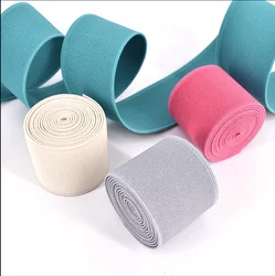Thickened elastic bandwidth durable color pants rubber band waistband flat elastic band accessories elastic 4cm