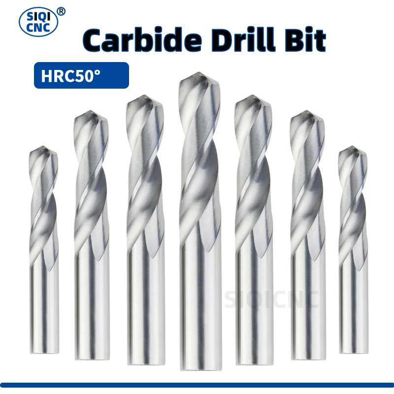 Solid Tungsten Carbide Drill Bits For CNC Carbide Gwist Drill Bits 1.0-20mm Metalworking Bit Carbide Milling Cutter