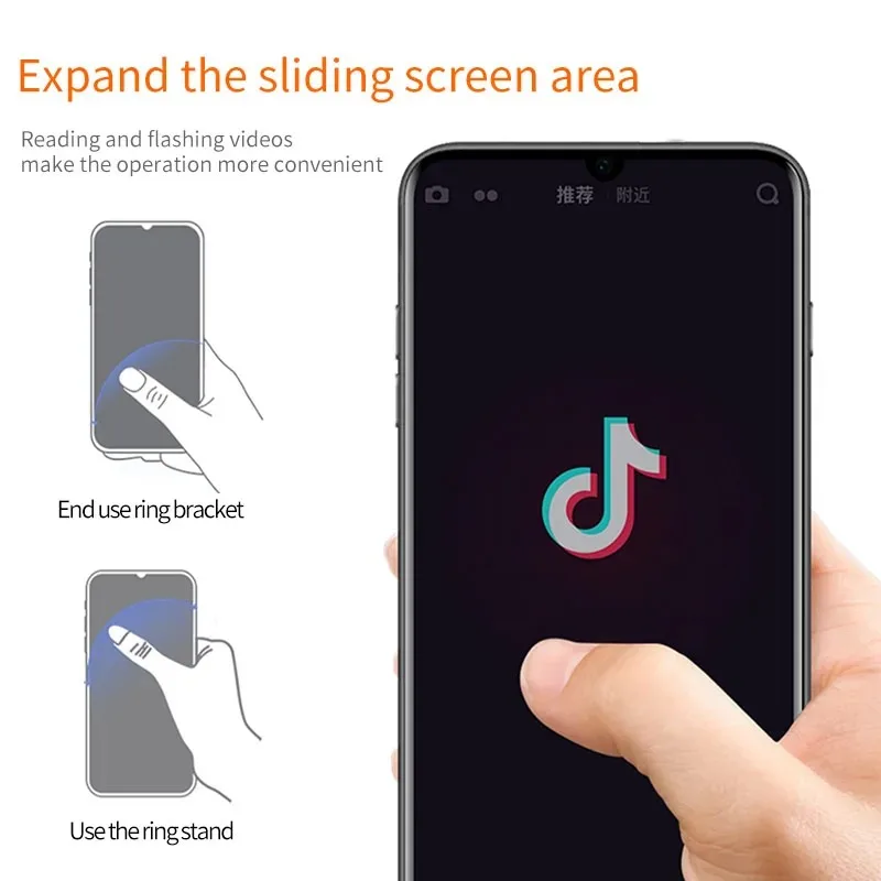 Universal Stent Mobile Phone Holder Stand Finger Ring Magnetic For Cute Cell Smart Phone Transparent Holder for iPhone Samsung