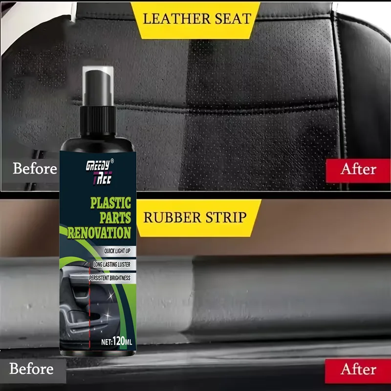 معجون إصلاح الإطارات والبلاستيك - يزيل الخدوش/الأكسدة، ويعيد اللمعان للإطارات/التقليم مع حماية من الأشعة فوق البنفسجية، وإصلاح 5 دقائق #4