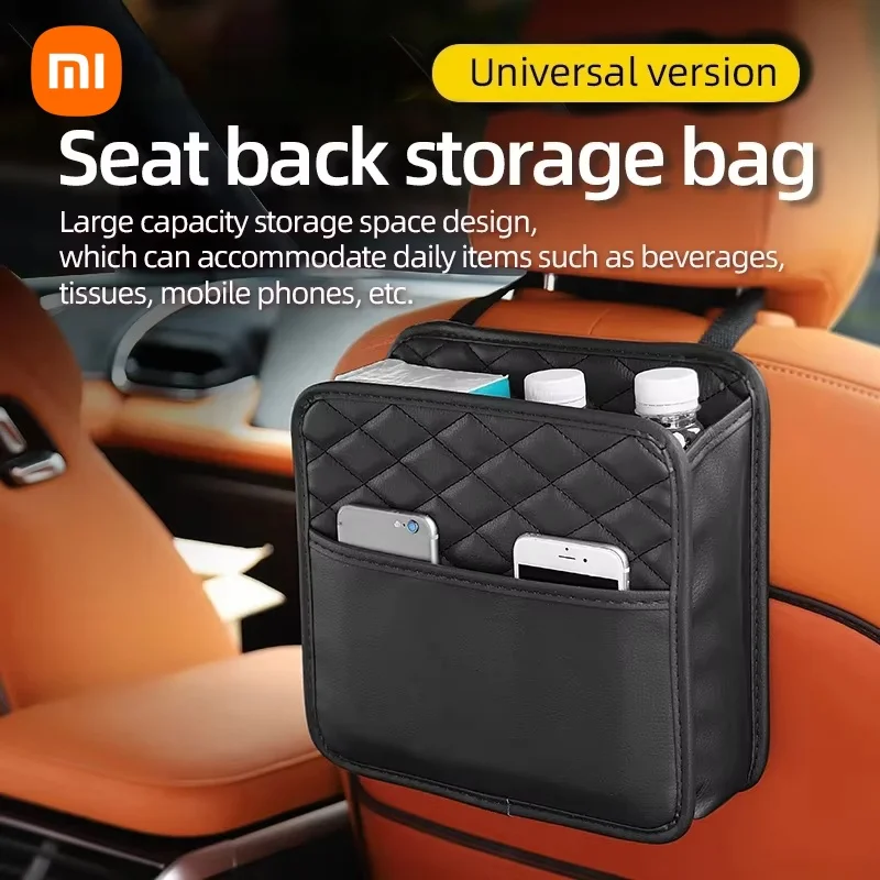 

Xiaomi органайзер на спинку автомобильного сиденья водонепроницаемый многофункциональный органайзер на заднее сиденье автомобиля для детей игрушки/снаки прочная дорожная сумка для хранения