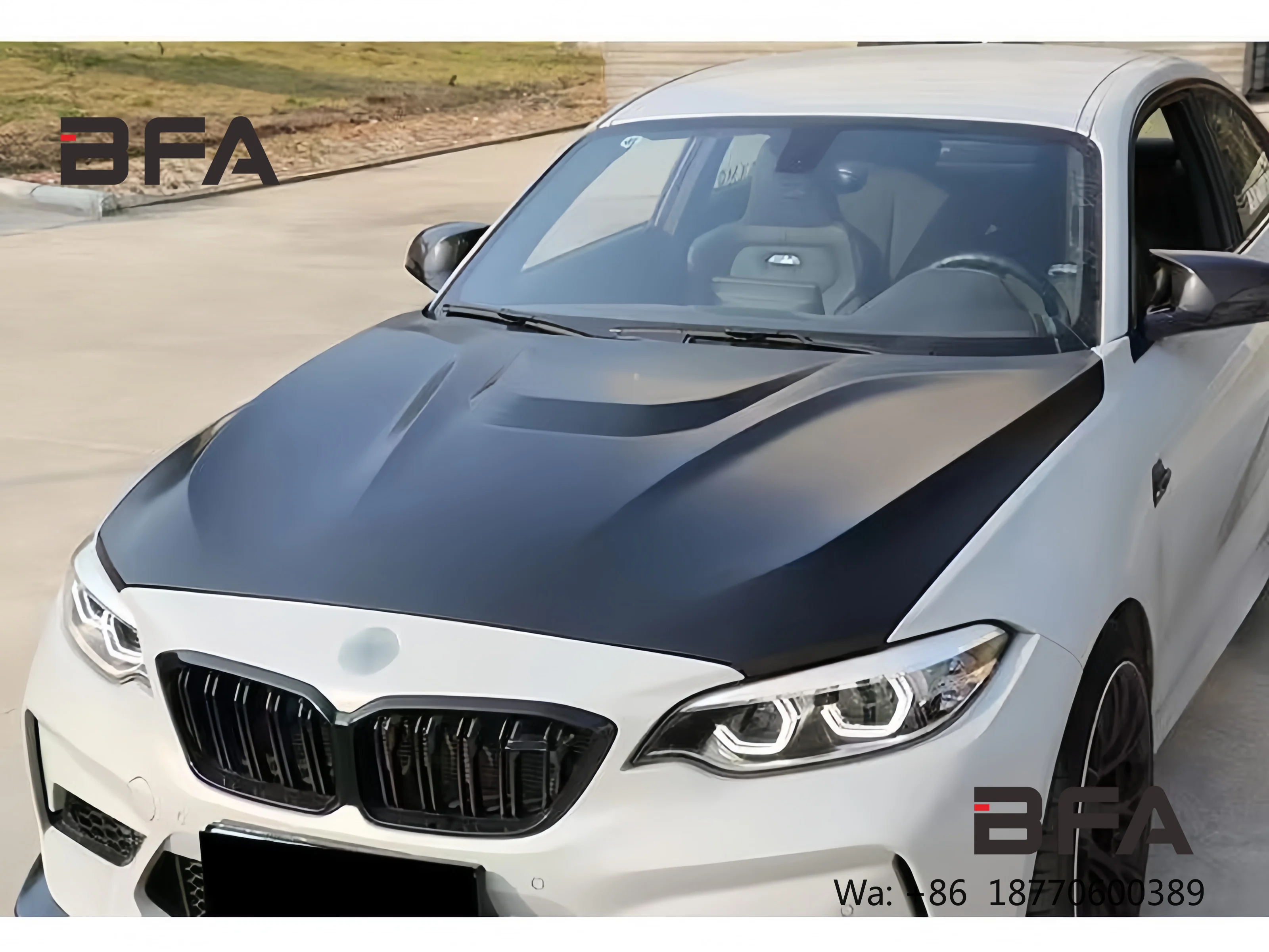 

New BFA MP Style Carbon Fiber Hood Engine Cover Lightweight Body Kit for BMW 2 Series F22 F23 M2 F87 M2C M2