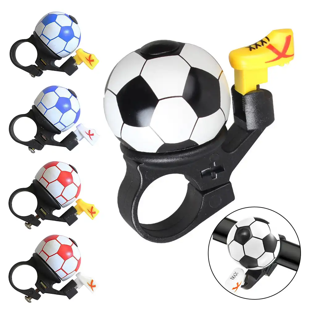 Bicycle Small Bell Cartoon Football Cycling Bells for Lovely Kids Handlebar Bell Bike Ride Mini Bell Alarm Bicycle Accessories