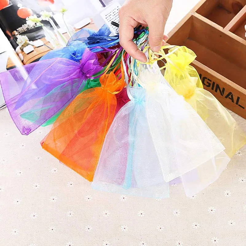 

50Pcs Fruit Trees Fruit Cover Mesh Bag 11 Sizes Fruit Protection Bags w/ Drawstring For Pest Control Anti-Bird Garden Tools