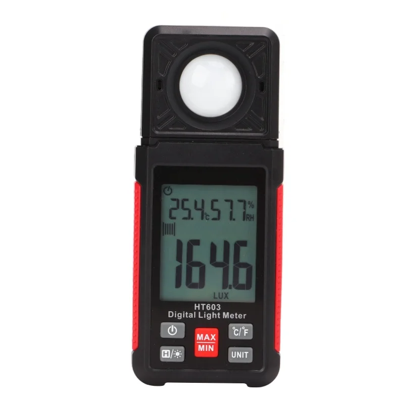 Digital Light Meter Professional High Accuracy Quick Response Luxmeter Large Range Brightness Tester Illuminometer