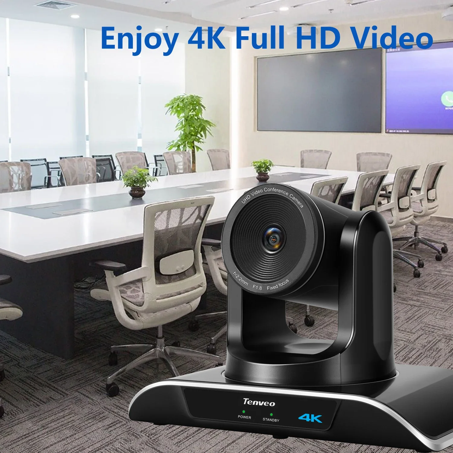 TEVO-VHD-4K 4k Ai Autotracking Optical Zoom PTZ Camera Video Conference Room USB Camera System For Business Meeting Church