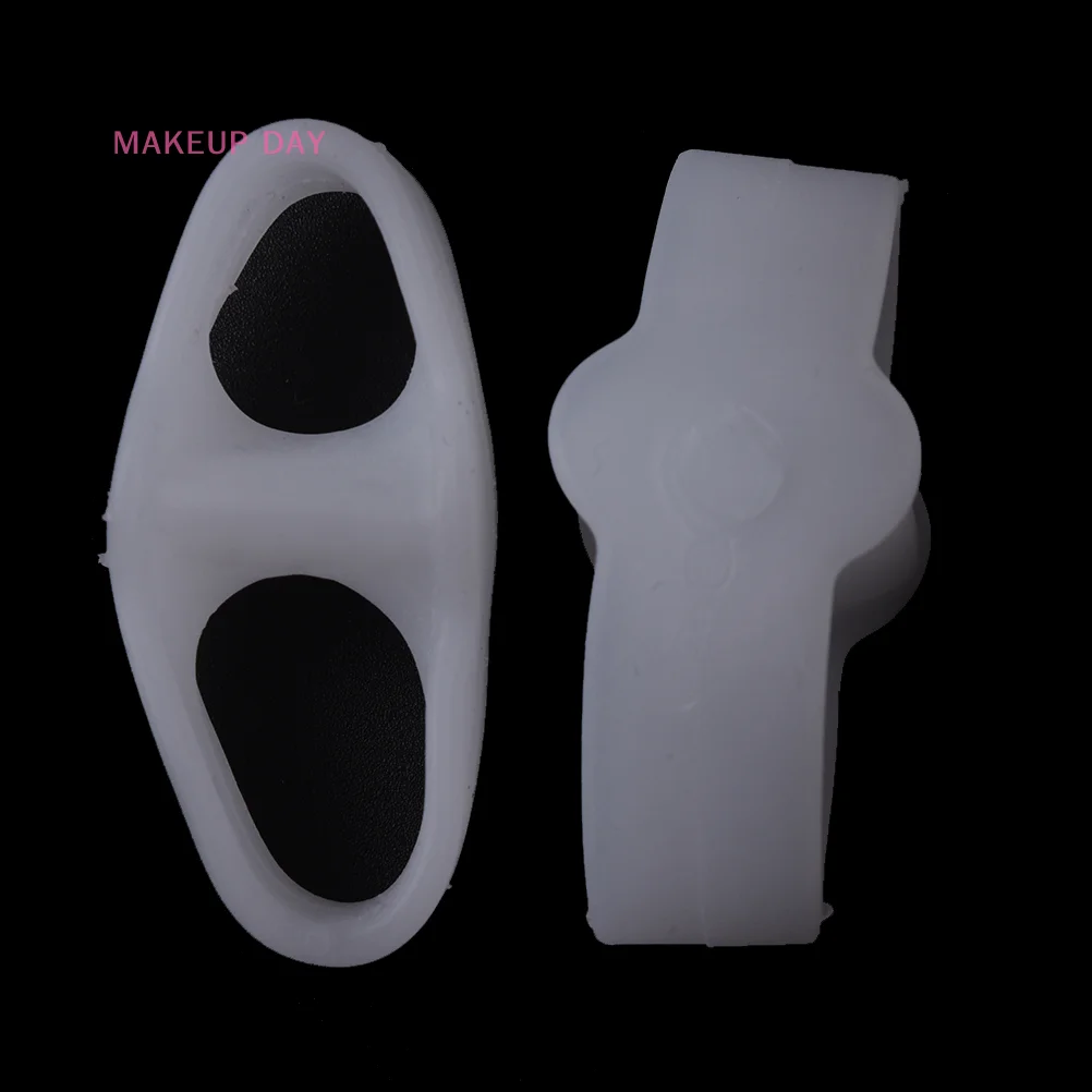 2 Pcs Silicone Gel Toe Straightener Separator Bunion Corrector Pain Relief